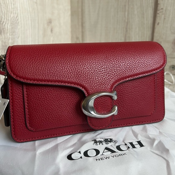 Red Coach Tabby Shoulder Bag - Picture 5 of 13